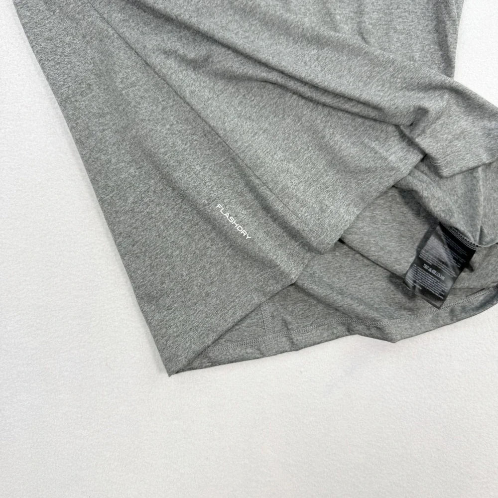The North Face Women Breeze Flashdry Shirt Size XL Grey Heather Short Sleeve NEW - Picture 8 of 9